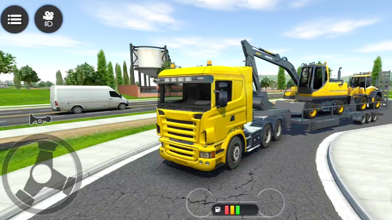 Drive Simulator 2020 - #4 Construction Vehicles Transport! - Android Gameplay | Truck Games for Kids