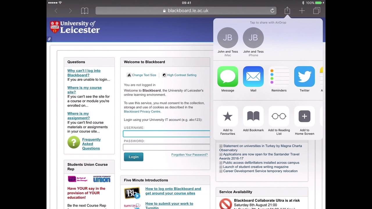 how to bookmark a website in safari on ipad