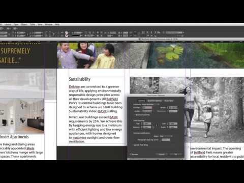 InDesign Tutorial – Text Threading