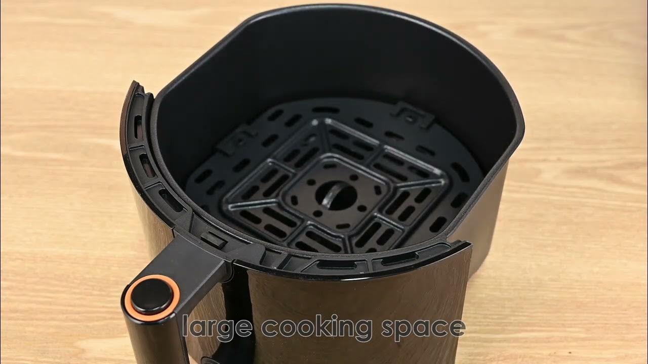 4L Healthy Cooking Air Fryer with Nonstick Coating and Temperature