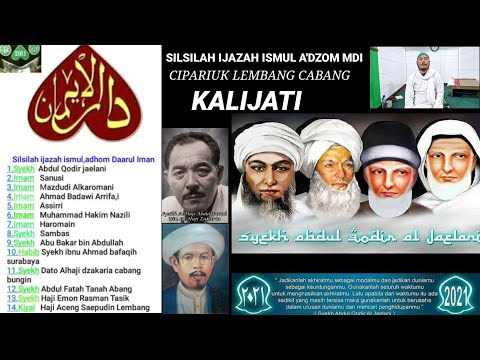 Silsilah Ijazah Ismul A'dzom Darul Iman Kalijati