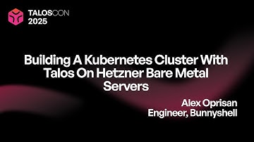 Building a Kubernetes Cluster with Talos on Hetzner bare metal servers