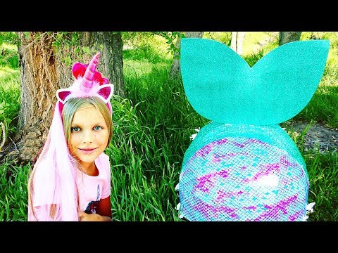 the-biggest-mermaid-surprise-egg-!!!-mermaid-house-for-lol-dolls-!!-video-for-children