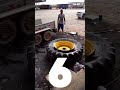 Fire Gone Wrong! Tire Launches Into the Sky!