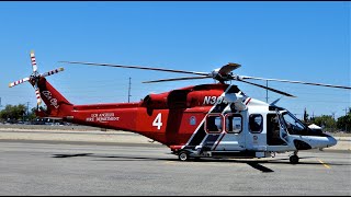 AgustaWestland AW139 StartUp & TakeOff | LAFD Helicopter N304FD | Leonardo
