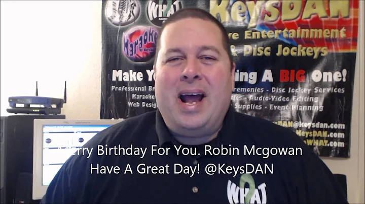 Merry Birthday For You  Robin Mcgowan Have A Great...