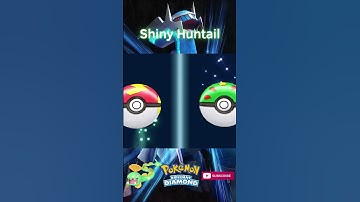 SHINY HUNTAIL! #shorts #pokemon #shiny #bdsp #huntail #brilliantdiamond #shiningpearl #clamperl
