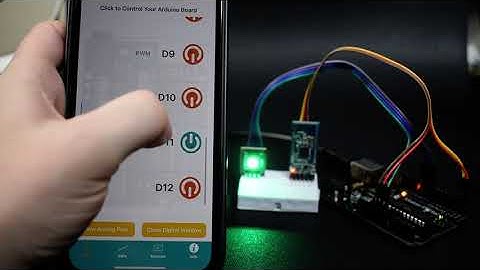 BLExAR iOS App Demo with Arduino Board