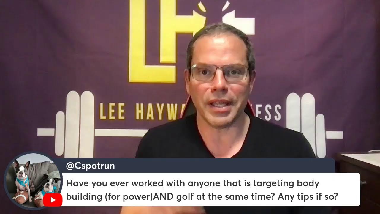 Fitness Q & A - Ask Lee Total Fitness Bodybuilding video chat