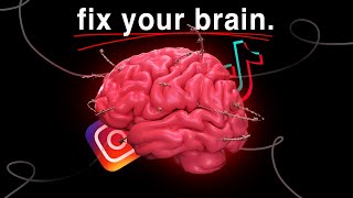 YouTube thumbnail: your brain is f***ed, watch this to fix it.