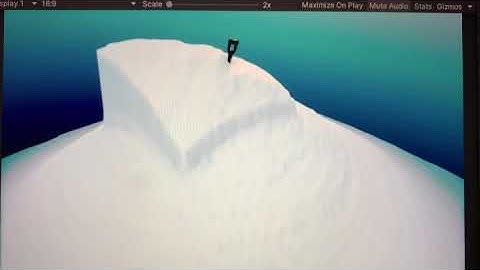 Snow displacement shader