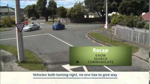 Intersections and give way rules