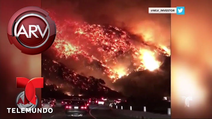 Incendios voraces consumen el sur de California | Al Rojo Vivo | Telemundo