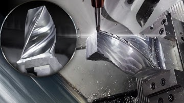 5 Axis Simultaneous Ball Mill CNC Machining on Doosan DVF 6500