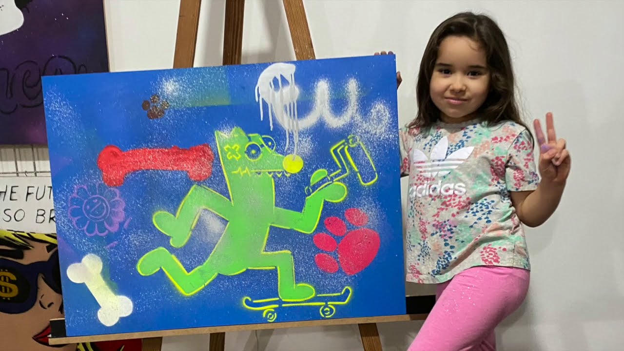 ELLA GARZA V / PIMAX / NOURF DOG / GRAFFITI ART CLASS - YouTube