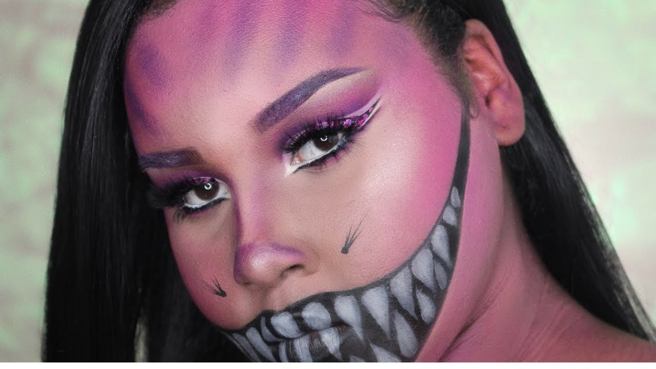 CHESHIRE CAT MAKEUP TUTORIAL HALLOWEEN 2017 Makeupbyshaniah