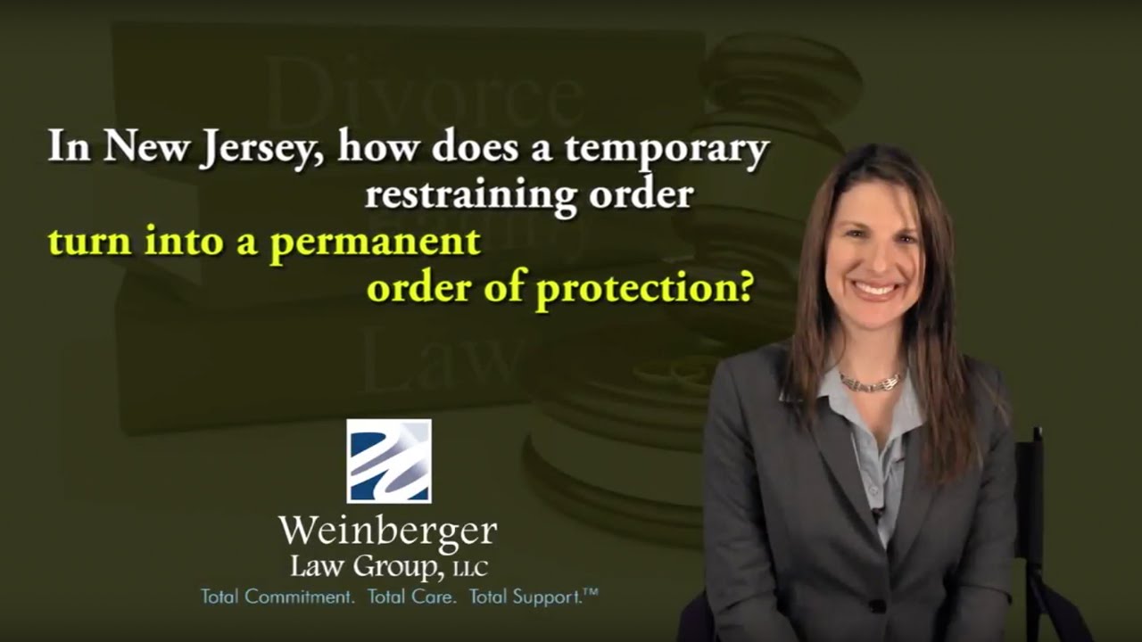 FAQ In New Jersey, how does a temporary restraining order turn into a