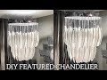 DIY BEAUTIFUL FEATHERED CHANDELIER !!!