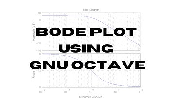 Drawing Bode Plot of a given Transfer Function (Computationally) | Control Systems | GNU Octave