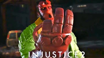 INJUSTICE 2 - ALL Hellboy Intro Dialogues!!! FUNNY Dialogue!