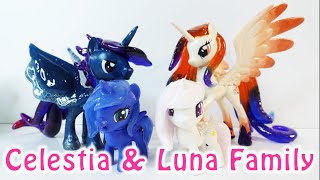 Princess Celestia and Luna Family Custom Pony - MLP Compilation