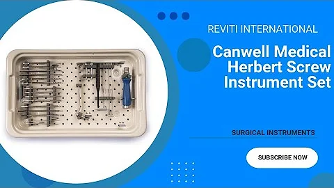 Canwell Medical Herbert Screw Instrument Set | 2.5/3.0/4.0 Headless Compression Screw Set
