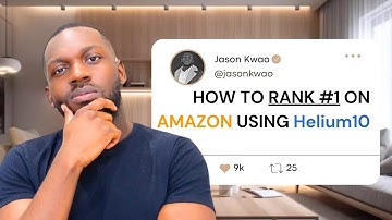 How to Rank on Amazon in 2025 - FULL GUIDE Listing Optimisation with Helium 10 Amazon Keyword Tool