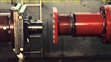 Crash element for central coupler