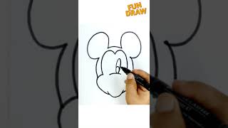 Mickey Mouse Dibujo Para Niños
