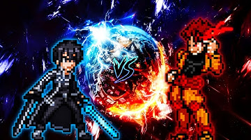 Kirito V2 (all form) VS Demon Lord Dio V3 in Jump Force Mugen