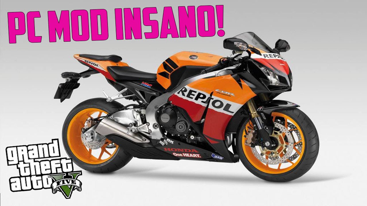 CBR 1000 RR REPSOL - GTA V PC MOD