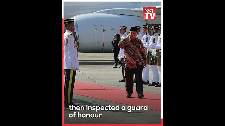 Prabowo tiba di Malaysia untuk kunjungan kerja