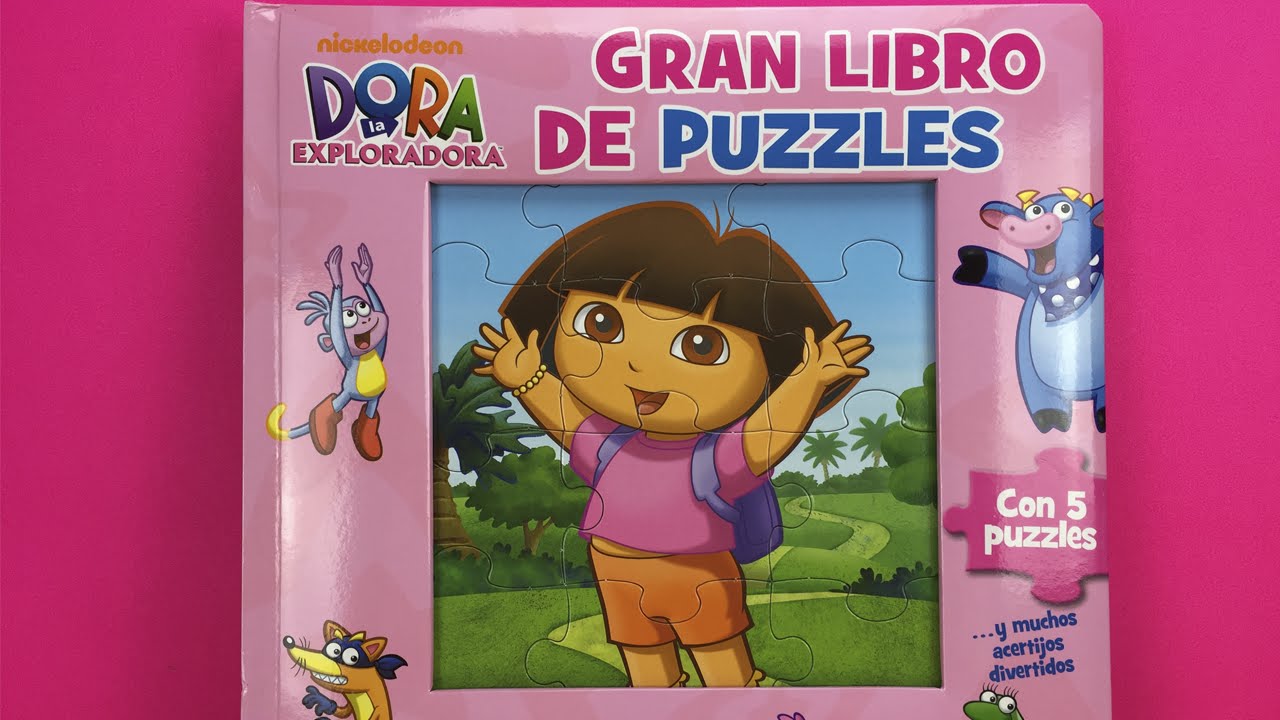 Gran libro de puzzles Dora la Exploradora Nickelodeon -