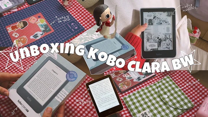 Kobo Clara BW unboxing ఌ| Decorating inserts ❦| Kobo Accessories✦