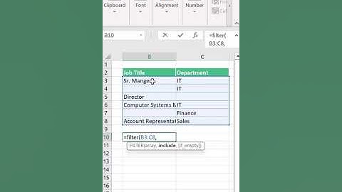 EXCEL FORMULA TO FILTER OUT RECORDS WITH BLANK CELLS #shortvideo #viral #excel #exceltutorial #trick