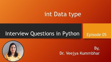Interview Questions on int datatype in python
