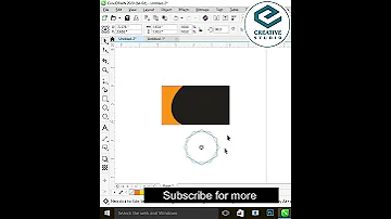Create Black & Orange color background visiting card in corel draw