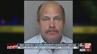 Pinellas County deputy shoots suspect ending shooting spree