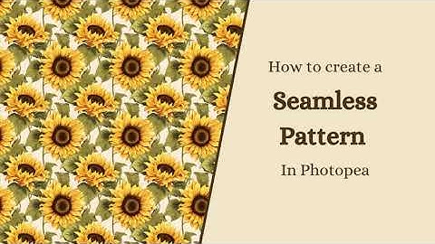 How To Create A Seamless Pattern in Photopea