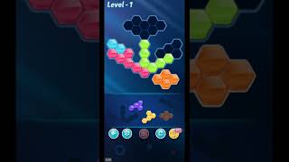 BLOCK HEXA PUZZLE LEVEL 1 ANSWERS HEXA ART LEVEL PACK PREMIUM PUZZLES screenshot 4