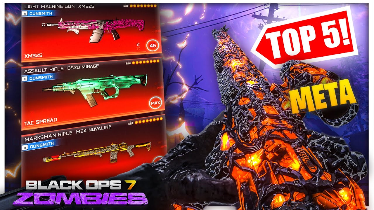 Зомби BO7: 5 ЛУЧШИХ видов оружия, которые вам НУЖНО использовать (мета-список)