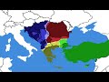 3rd Balkan War based on rival lines