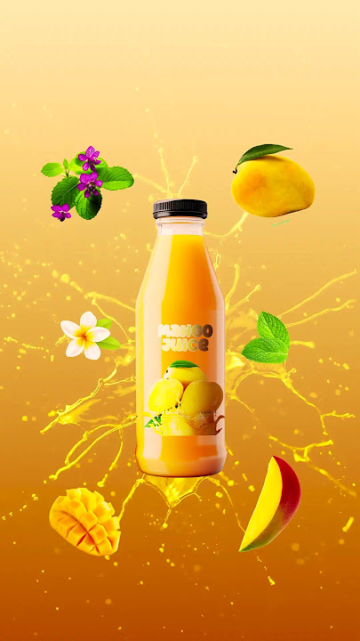 Mango Fruit Juice | Motion Graphic Ads | Personal Project | TV Commercial