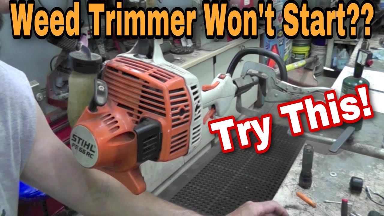 Whacker/Trimmer Won't Start? Try This! - YouTube