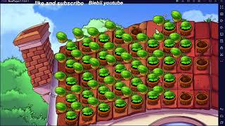 Plants vs zombies all melon-pult vs zombies roof last stand