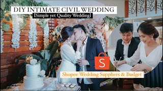 Wedding Suppliers [Intimate Civil Wedding DIY : Budget, Total Cost]