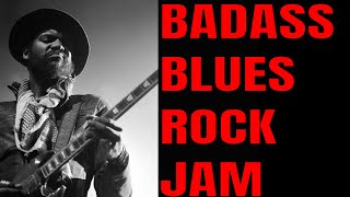 Video thumbnail of "Badass Blues Rock Jam | Guitar Backing Track (B Minor - 71 BPM)"