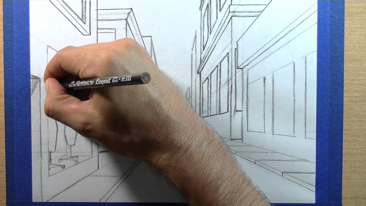 One Point Perspective – Part 2 – Love to Draw