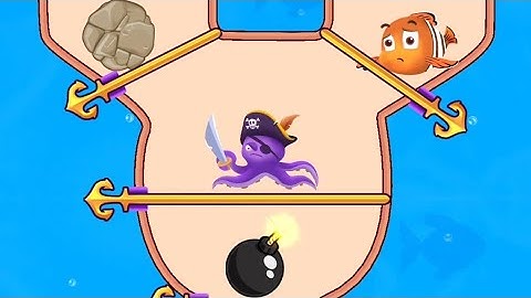 Fish Pin Save The Fish Puzzle Spy New Gameplay - Pull The Pin Game