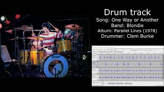 One Way or Another (Blondie) • Drum Track